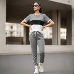 Ash Grey Fitness Outfit - Image 3