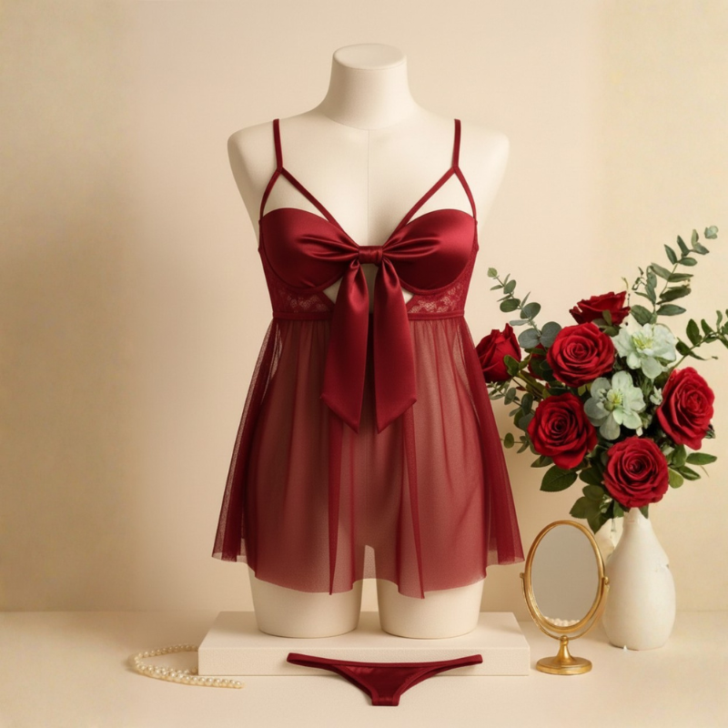 2 MOONLIT LACE NIGHTY - Image 1