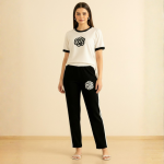 White Flower Style Track Suit - Image 2