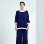 Plain Round Neck Plazzo PJ Set - Image 4