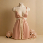 BLUSHING BRIDE NIGHTY 2 PIECES