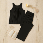 Plain Sando Tshirt With PLazo Pajama (Half Seleeve)