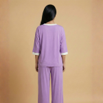 Plain Round Neck Plazzo PJ Set - Image 5