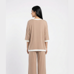 Plain Round Neck Plazzo PJ Set - Image 6