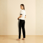 White Flower Style Track Suit - Image 4